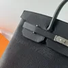 10 -tal alla handgjorda tygväska klassiker 40 cm/45 cm Anpassad designerväska importerad togo ko läder utsökt bivax tråd handsömning med låda