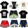 T-shirt kunst shirt zwembroek thirt t t-shirt rhude mannen ontwerper t-shirts voor heren 24SS rhude shorts shorts heren high-kwaliteit tess ontwerper korte mouw Europe America 74BO