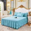 Jupe de lit coréen version dentelle de style été single pièce matelas de couverture princesse laide laid