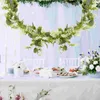 Decorative Flowers Real Touch Greenery Garland Realistic Eucalyptus Leaves Vine Faux