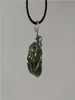 A Natural Moldavite Green Aerolites Crystal Falling Stone Pendance Energy Apotropaic 4g6g Lot Collier Collier 10284803831795049