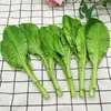 Decorative Flowers Simulation Green Chinese Choy Sum Fake Vegetable Model Artificial Food Vegetables Props Kitchen Decorations
