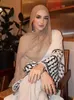 Ethnische Kleidung Leinen Schmetterling bestickt Open Kimono Abaya Dubai Luxus 2024 Islam Muslim Kaftan bescheidenes Kleid Ka Damen Robe Abayas Frauen T240510