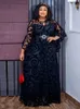 Этническая одежда длинные шифоновые платья для женщин для женщин африканский дасики для печати халат Dubai Abayas Свадебная вечеринка на день рождения.