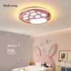 Tavan Işıkları Karikatür Mantar Led Avize Çocuklar Odası Erkek Kız Erkek Yatak Odası Çalışmaları Bebek Kreş Dekor Lambası