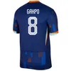 24 25オランダのサッカーシャツメンフィスヨーロッパホランドサッカージャージーダッチメンキッズキッツキットVirgil de Ligt fde Jong Virgil Dumfries Bergvijn Shird Xavi Gakpo Sets