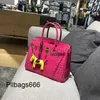 本物の革birkinnsbagsネットレッドファッションレディースバッグ新しいワニパターンリアルカウハンドバッグショルダースイートロゴ