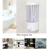 Dispensador de sabão líquido Dispensadores Coutertop Dispensadores de 500 ml de parede bomba de chuveiro de banheiro para banheiros em casa ELS