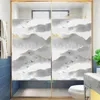 Window Stickers Privacy Glass Sticker Self Adhesive Film Frosted Matte Anti-UV For Home Shower Door