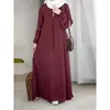 Vêtements ethniques à la mode arabie saoudite Dubaï Abaya Femmes Robe décontractée Sequins Sundress Robe musulmane Elegant Womens Islamic Clothing T240510