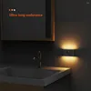 Wall Lamp Induction Indoor Lighting Rechargeable Human Infrared Sconce Eye Protection LED Nightlights For Cabinet Bathroom