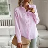 Blouses pour femmes Fashion Elegant Office Shirt Long Sheve Top Causal Comfort Shirts Tops for Women Clothes Blusa Feminina Elegante