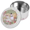 Bouteilles de rangement Round Candy Conteneurs Holiday Tins Holder Sweet Sugar Case Cookie Cookie TinPlap Festival Biscuit