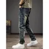 Jeans masculin haut de gamme American Vintage Do Old Wash Fashion Brand Ripped Pantal