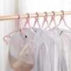 Kleiderbügel 5 Piece Flexible und Praktische Anti-Rutsch-Verschluss für Jackenhemden Schals bequem zu Plastik