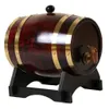 1,5 l/3L Wood Wine Barrel Vintage Oak Home Brewing Akcesoria Wino Keg Duża pojemność do przechowywania pojemnika na whisky wina tequila 240510