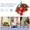 Dekoracja imprezy symulowana Lichee String Model Lifee Fruit Artificial owoce dla sztucznych realistycznych ozdobów ozdobnych