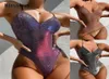 Glitter Thong One Piece Swimsuit Kobiet 2021 Błyszczące push Up Up Szybźnie Monokini Suits For Ladies Kąpiel Gold Purple4379010