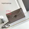 Litchi Leather Flap Rivet Event Bag Cowhide New Square Vo Versatile Bags Crossbody Shoulder Lady Top Layer Rock Stud Purse Pattern Small 2024 Vallenteno OQWH