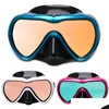 Masques de plongée Masque de plongée professionnelle et de plongée Antifog Goggles Gogle Swimming Easy Breath Tube Équipement