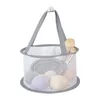 Storage Boxes Drying Rack Basket Hangable Makeup Brush Windproof Sponge Net Tool Hanging Bag