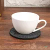Tafelmatten drink cup placemat niet-slip drinkgerei koffie 4 kleuren mat hittebestendig zacht zacht en gemakkelijk te gebruiken