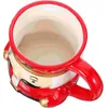 Muggar keramiska mugg tecknad vatten cup festival jul kaffe te söt nyhet julklapp dekor