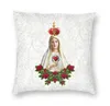 Kissendekorative Kissen Mode Our Lady of Fatima Jungfrau Maria Kissen Cover Sofa Home Dekoration Portugal Rosenkranz Katholisch Squar3169392