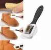 Brosse de nettoyage latérale noir 3 pour les chaussures de botte nubuck en daim s chaussures de chaussures de chaussures-rénovation-soins SN358 ll