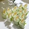 Wegwerpbekers rietjes dessert plastic s glazen glazen voorgerecht cup mini mousse deksels ijs sundae tiramisu proeverij tuimelaar