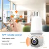 IP -камеры 8MP E27 Bulb Wi -Fi Camera PTZ Интеллектуальный отслеживание безопасности.