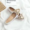 Large Size Flats Ladies Flat Shoes Owl Rhinestone Designer Pointed Toe Female Flats Soft Sole PUleather Women Casual Shoes Comfortable Woman Footwear