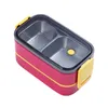 Elimina Container Lunch Box Bento Food Storage 1/2 Strati in acciaio inossidabile Gateau Bandejas Desechables Para Fiesta