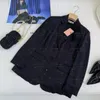 B086 Damesontwerpster Blazers Kleding Hoogwaardige superaen Mode Kleding Spring Slim Fit Sexy Belt Gotched Black Office Lady Suit jas jas