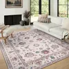 Exotique vintage Persian tapis rose girl salon canapé table basse bohemienne chambre complète tapis 240424
