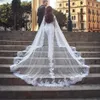 Avvolgono le donne velo cape tulle in pizzo applique wedding wedding treno da sposa scialli da sposa accessori bianchi bolero 173w