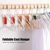 Hangers vouwen kleding multifunctionele natte en droge huishoudelijke hanger niet-slip broek opslagrack garderobe organisator