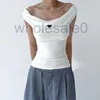 Camisoles Tanks Designer Dames Zomer Nieuwe Solid Color Swing Collar Mouwloze Backless Lace Up Sexy Vest Top T-Shirt 62KX