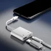 2024 2 w 1 podwójny rozdzielacz USB DAC Fast Charge Type-C zasilacz zasilający USB 3.0 Zewnętrzny dla MacBook telefon komórkowy Android dla podwójnego USB