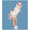Dancewear Pantomime Clever White Goose Cute Animal Costume Show Clothes Drop Delivery Baby Kids Maternity Clothing Cosplay Costumes Dhpwz