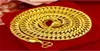 Collier d'or de sable 2019 mâle Authentique 999 Bijoux en or authentique Thaïlande Big Chain Gold Perles épaisses Long Time Not Fade2965999