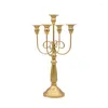 Titulares de vela Metal Candlestick Decoração de casamentos para o jantar da luz de velas Propções de candelabra decoração de casa Centerpieces de ferro