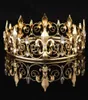 Nuovi eleganti Men039s Imperial Medieval Fleur de Lis King Crown Prom Accessori 2 colori per la tua scelta C181120011722127