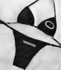Womens Swimwear Summer Worming Supither Letter Bikini Bikini اثنين