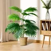 Fiori decorativi palme tropicali grandi piante artificiali foglie di plastica per soggiorno ufficio giardino arredamento esterno falso