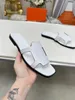 2024 mais recente designer de marca Sandals Sapatos femininos GunuineLeather High Sandals Classic Bottom Slide Praia Slippers Caixa 35-44