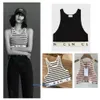 Mulheres tops Tees Crop Crop Top Summer Bordado Bordado Sexy Off ombro Black Tank