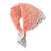 Hair Accessories Women Scarf Soft Fabric Hairband Elegant Lace Patterned Summer For Style With Retro Ribbon Solid Color