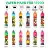 Vapen Mars Pro 15000 Puffs Puff Tornado 15000 Одноразовые вейп-пухлы 15K E Cigarettes 25 мл Предварительно заполненный капсул 850 мАч.