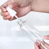 Bottiglie di stoccaggio 30/50/100 ml Travel Relaceble Trasparente Plastica Atomizzatore Svuoto Svuota Mini Mini Spray Bottone Cosmetico Contenitore 1PCS 1PCS